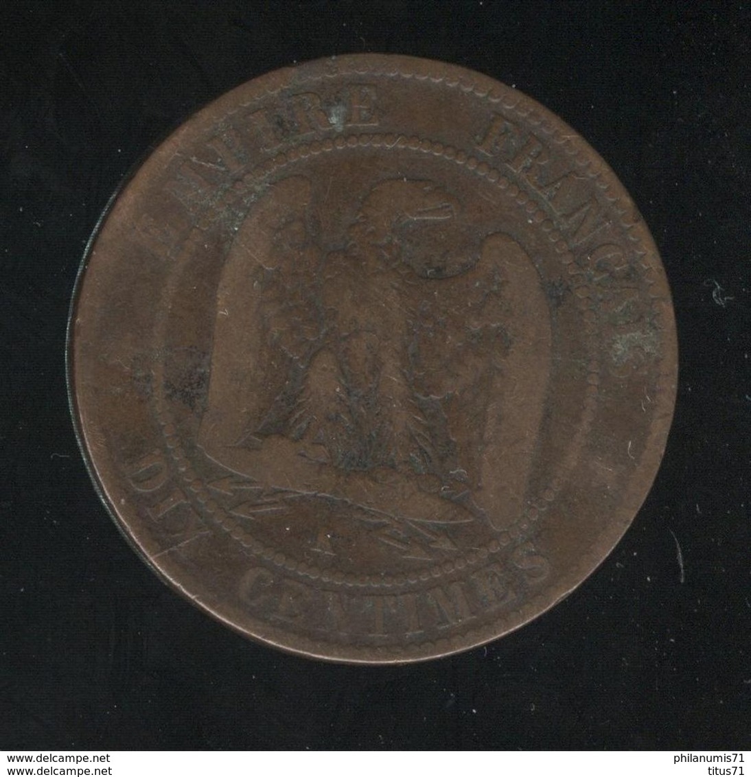10 Centimes France - 1853 K - TTB - Otros & Sin Clasificación