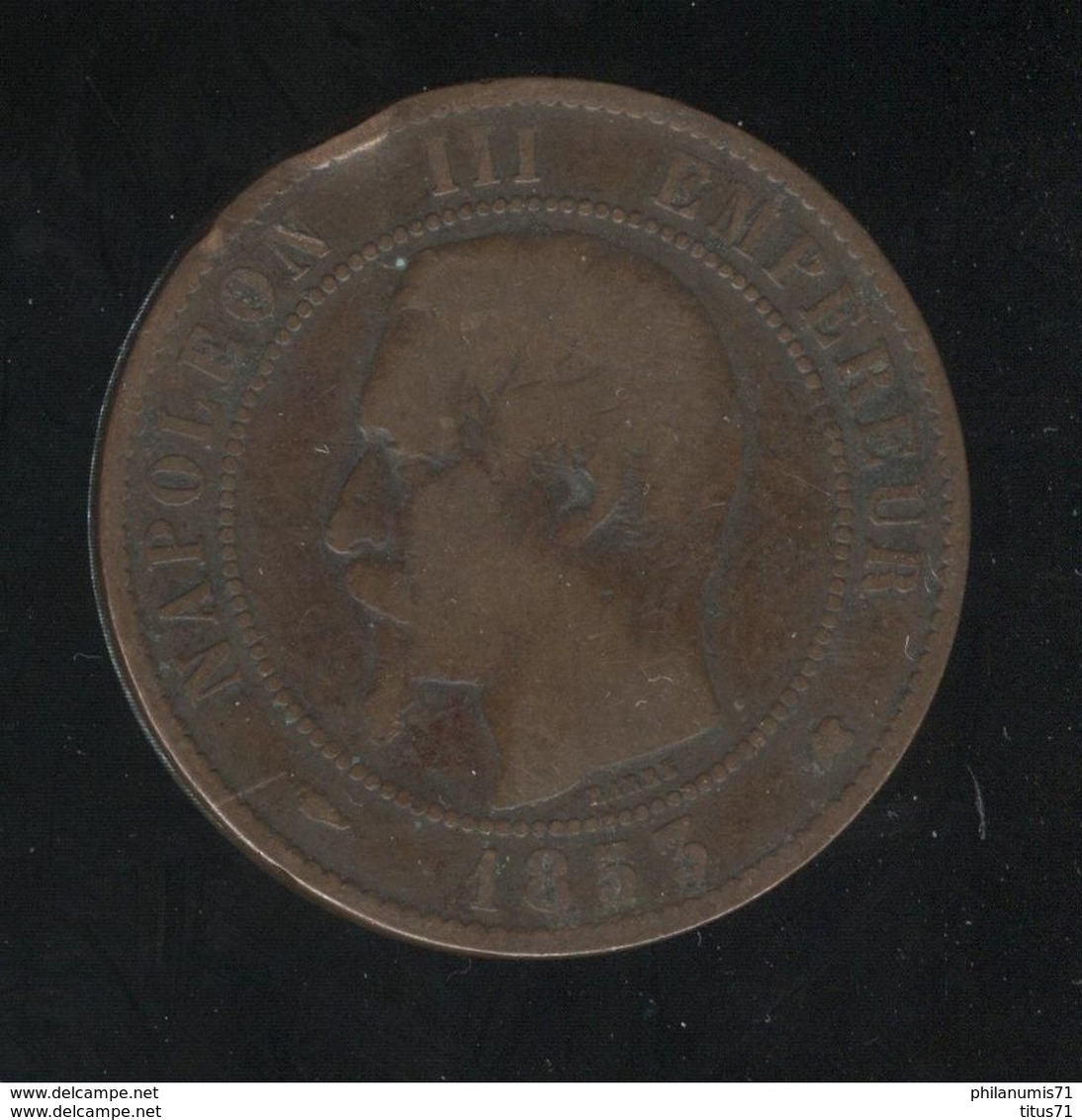 10 Centimes France - 1853 K - TTB - Autres & Non Classés