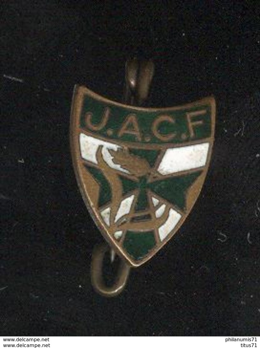 Badge JACF - Jeunesses Agricoles Catholiques Féminines - Emaillé - Religión & Esoterismo