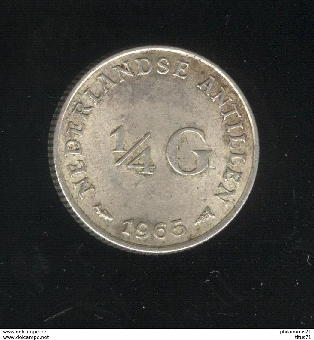 1/4 Gulden Antilles Néerlandaises / Nederland Antillen 1965 TTB - Antilles Néerlandaises