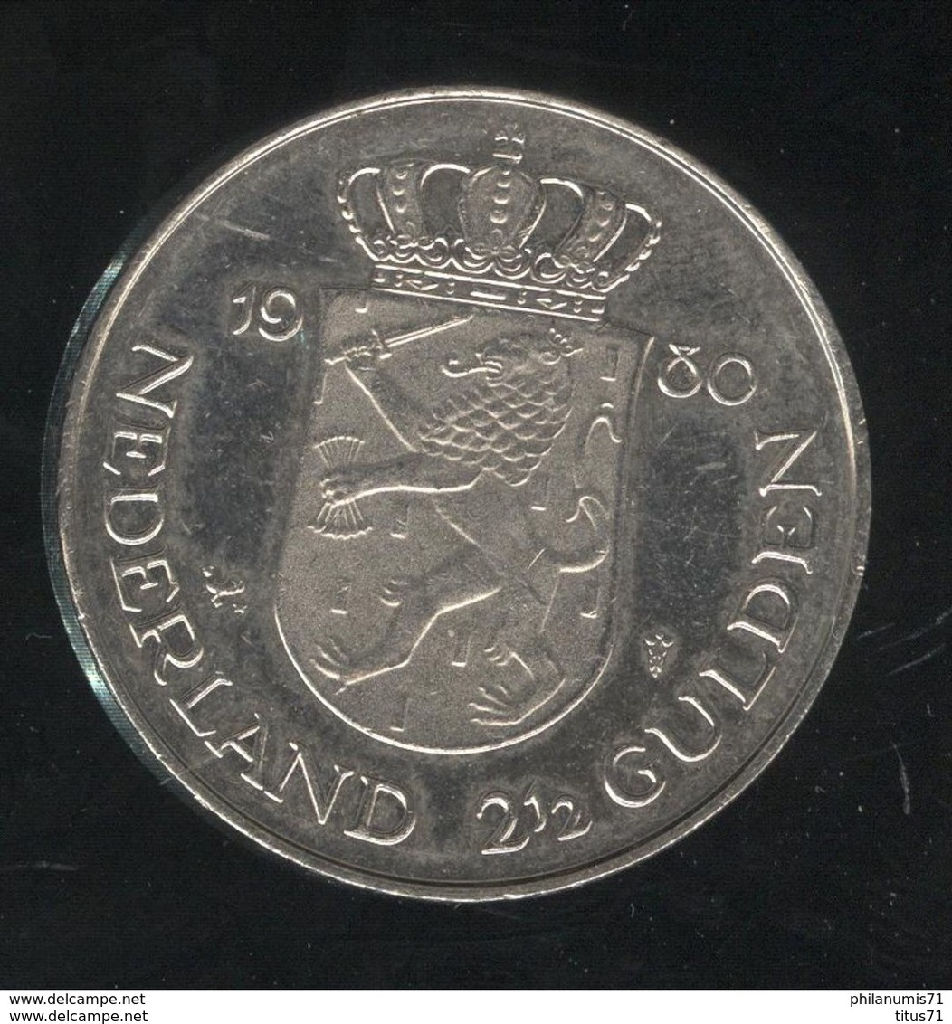 2,5 Gulden Pays-Bas 1980 TTB+ - 1980-2001 : Beatrix