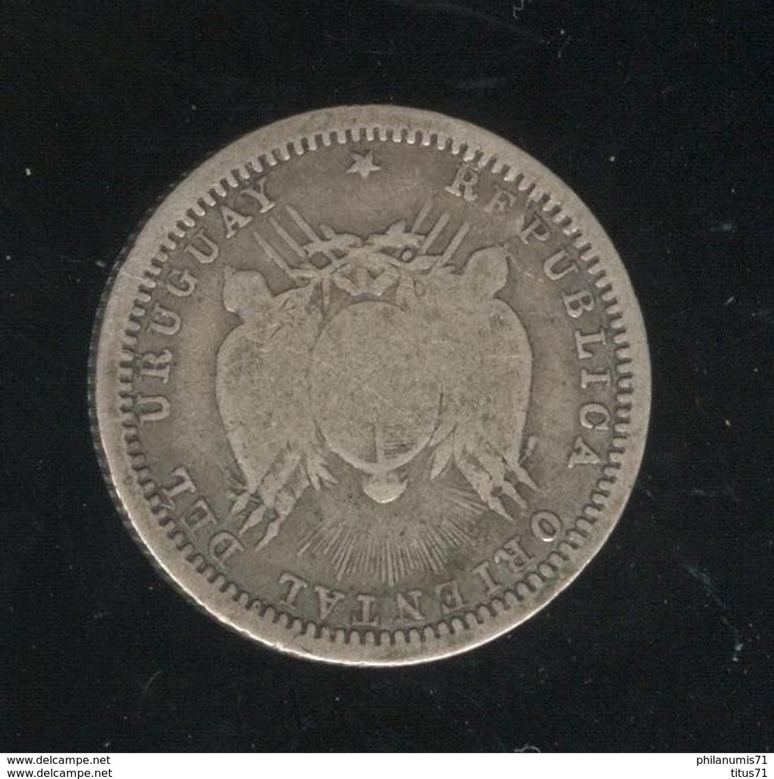 10 Centimos 1893 Uruguay TTB - Uruguay