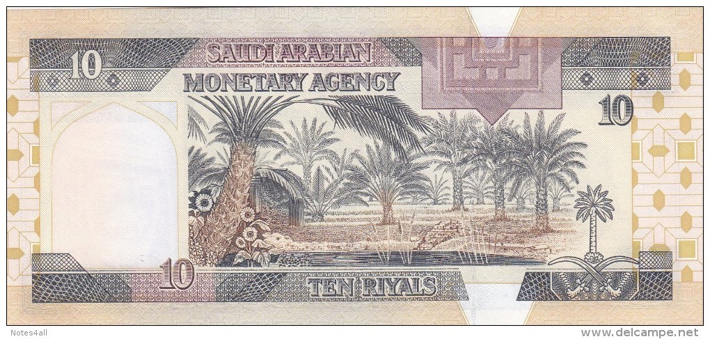 SAUDI ARABIA 10 RIYAL 1983 P-23  KING FAHD UNC  */* - Saudi Arabia