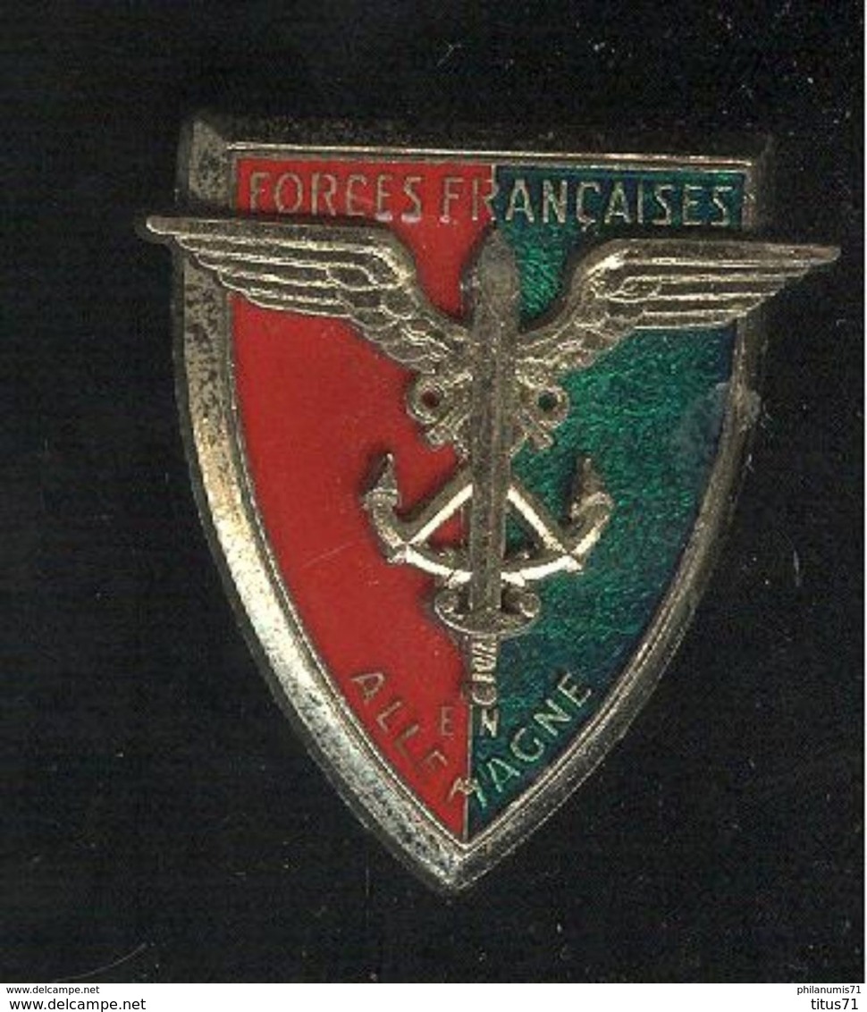 Insigne Forces Françaises En Allemagne - Delsart - Armée De Terre