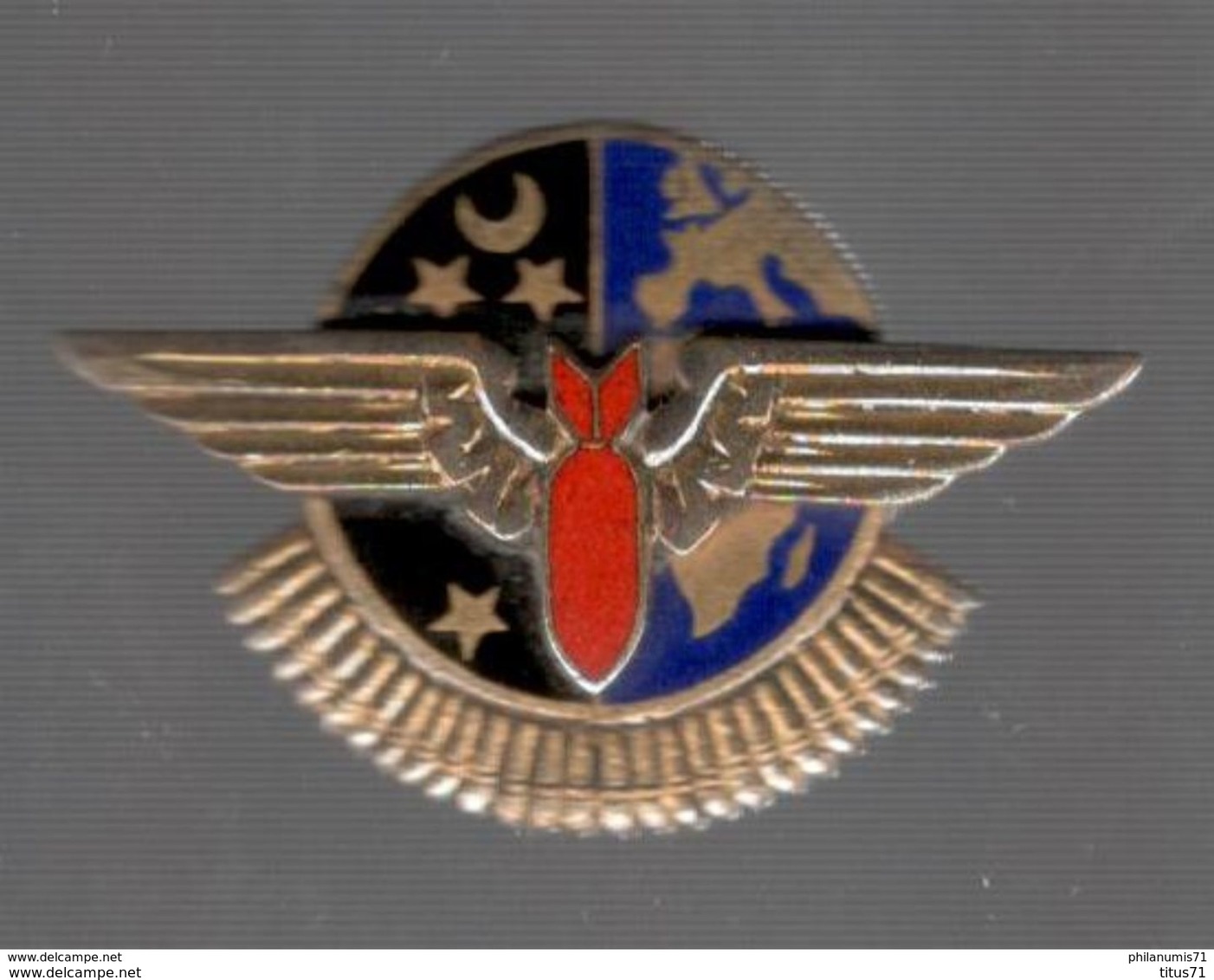 Insigne Base Aérienne 120 Cazeaux - BA120 - Drago Metra - Déposé - Luchtmacht