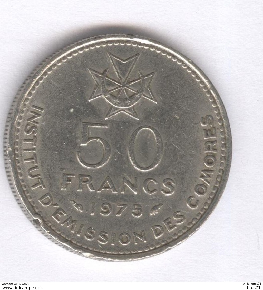 50 Francs Comores 1975 - Comores