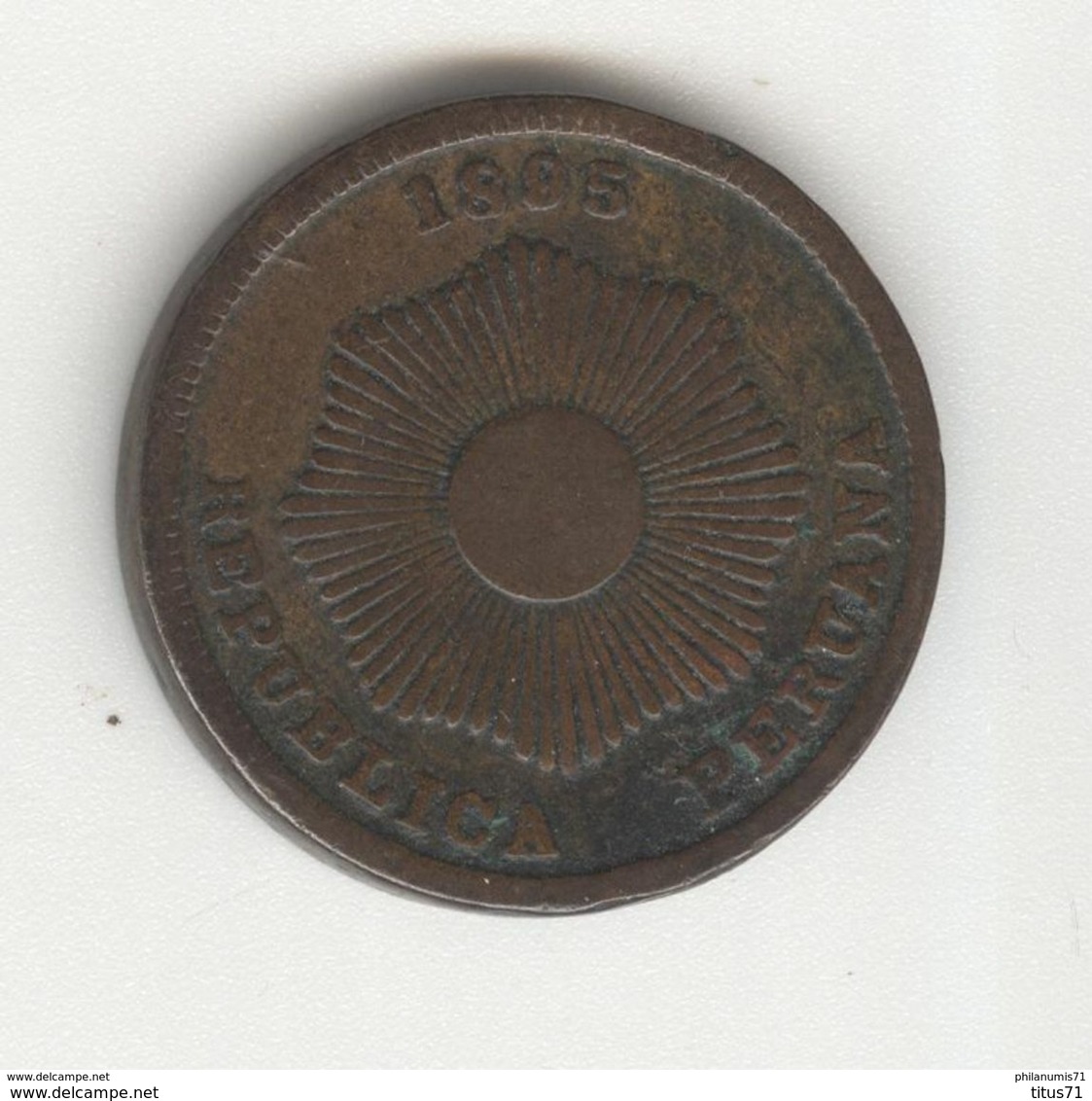 2 Centavos Pérou 1895 TTB - Pérou