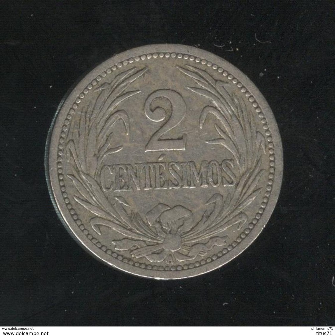 2 Centesimos Uruguay 1909 TTB+ - Dominikanische Rep.