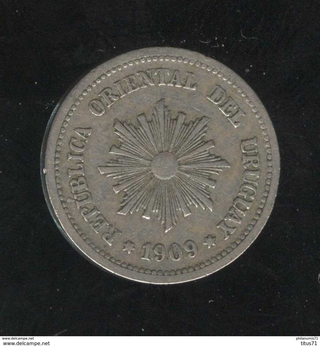 2 Centesimos Uruguay 1909 TTB+ - Dominikanische Rep.