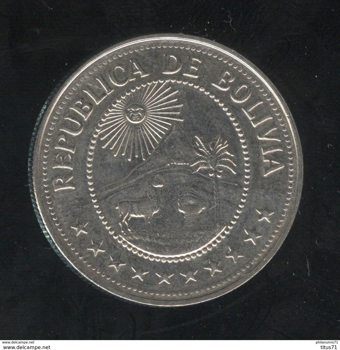 5 Pesos Bolivianos Bolivie 1978 - TTB+ - Bolivie