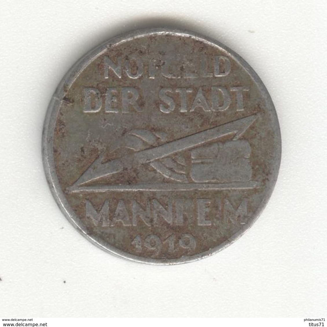 Notgeld 5 Pfennig 1919 Mannheim - 5 Pfennig