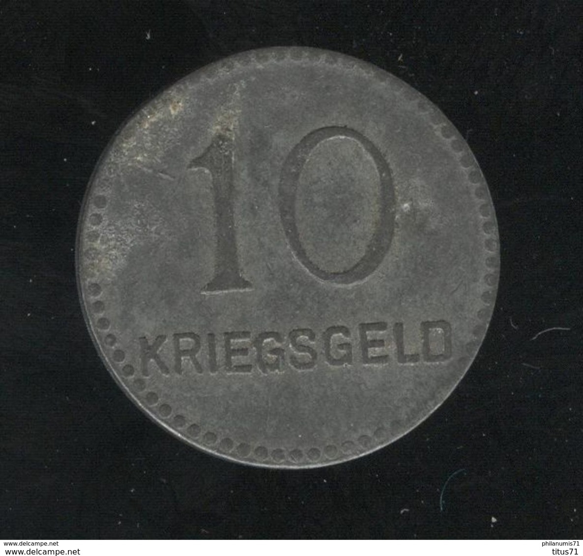 Kriegsgeld 10 Pfennig 1917 Kaiserslautern - 10 Pfennig