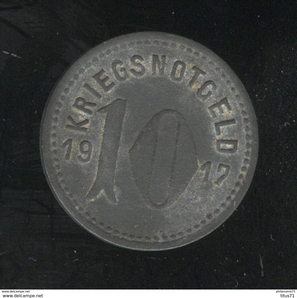 Notgeld 10 Pfennig 1917 Kriegsnotgeld - Kreishauptstadt Speyer - 10 Pfennig