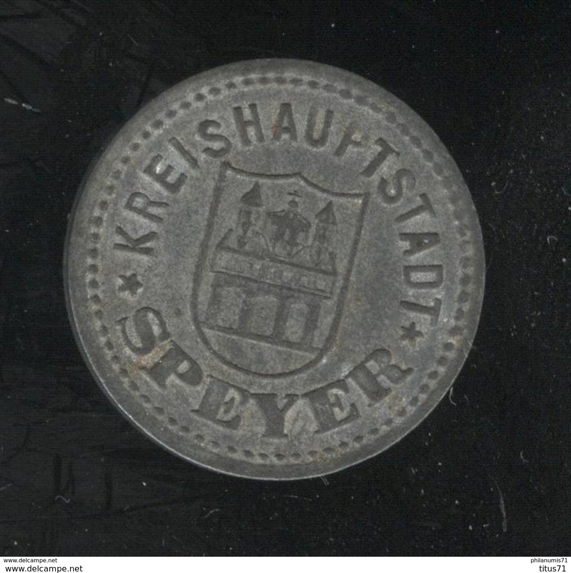 Notgeld 10 Pfennig 1917 Kriegsnotgeld - Kreishauptstadt Speyer - 10 Pfennig