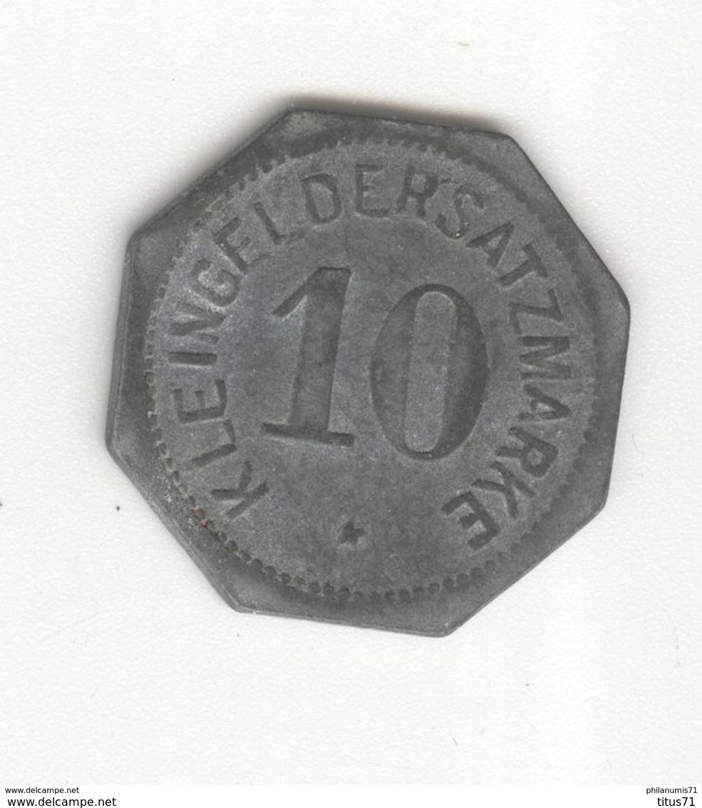 Notgeld 10 Pfennig Kleingeldersatzmarke Mainz 1917 ( Mayence ) - 10 Pfennig