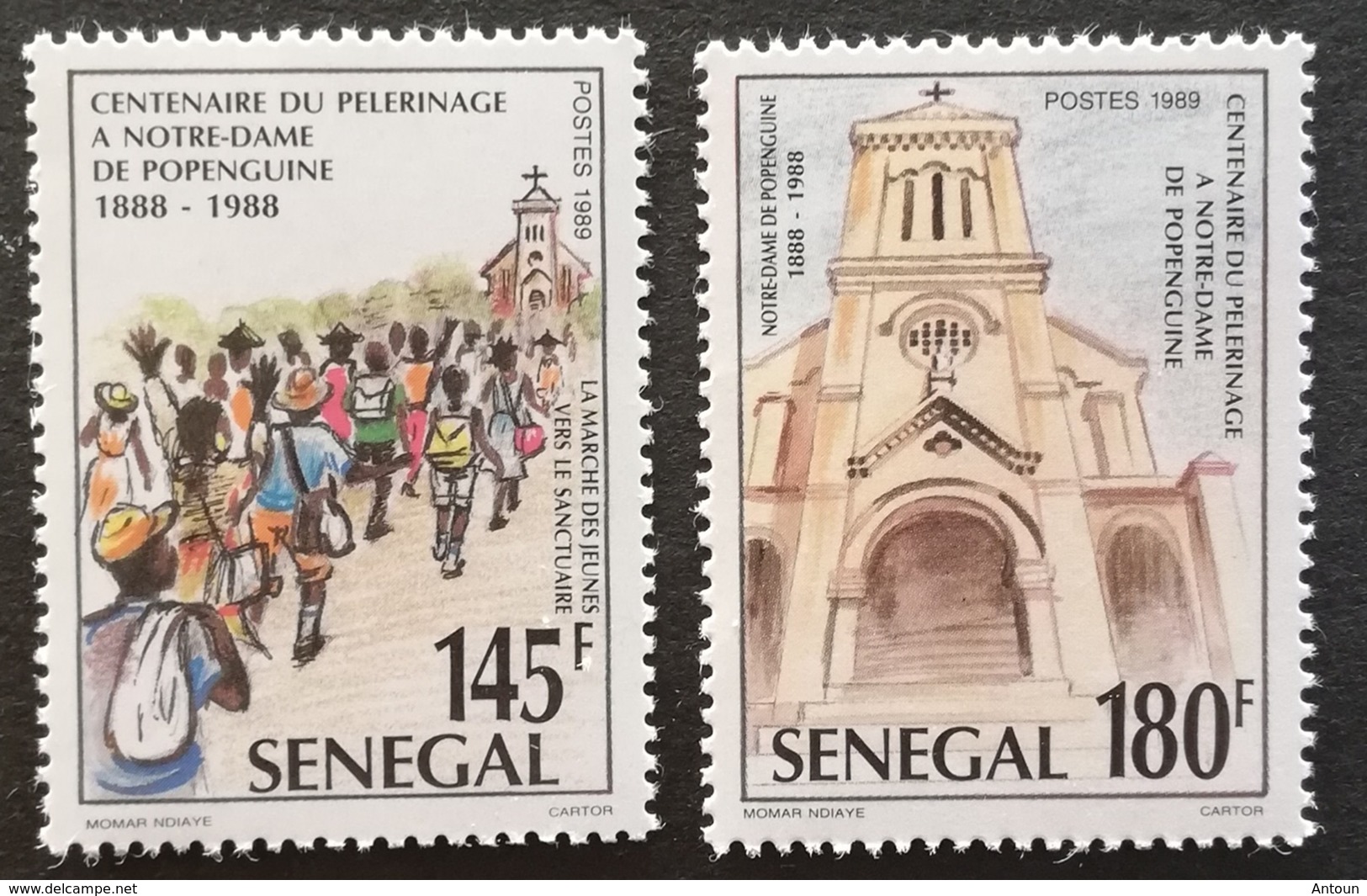 Senegal  1989 Pilgrimage To Notre Dame De Popenguine Cent. - Senegal (1960-...)