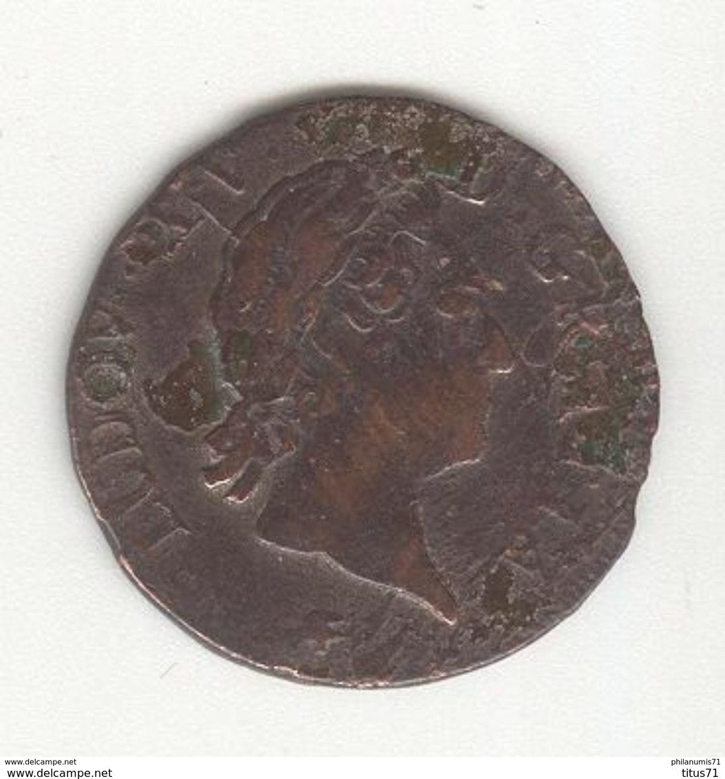 1 Demi Sol France 1711 D - TTB - 1715-1774 Ludwig XV. Der Vielgeliebte