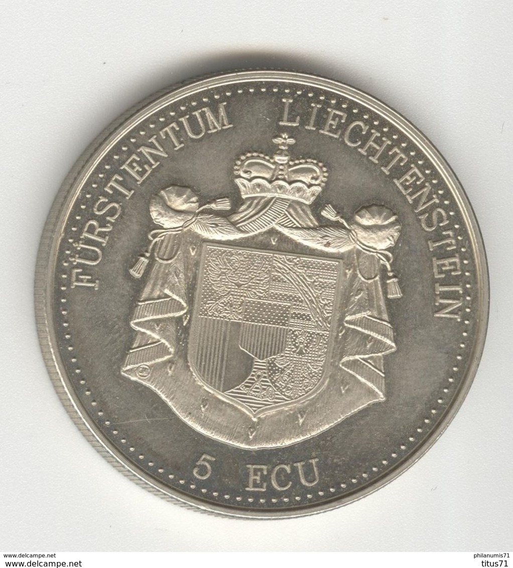 5 Ecu Liechtenstein 1993 - Furstentum Liechtennstein - SUP - Autres & Non Classés