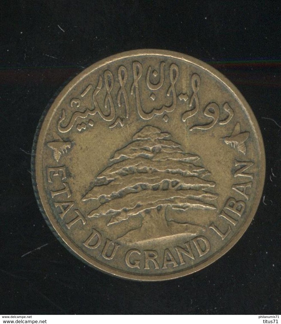 5 Piastres Etat Du Grand Liban 1925 - TTB - Liban