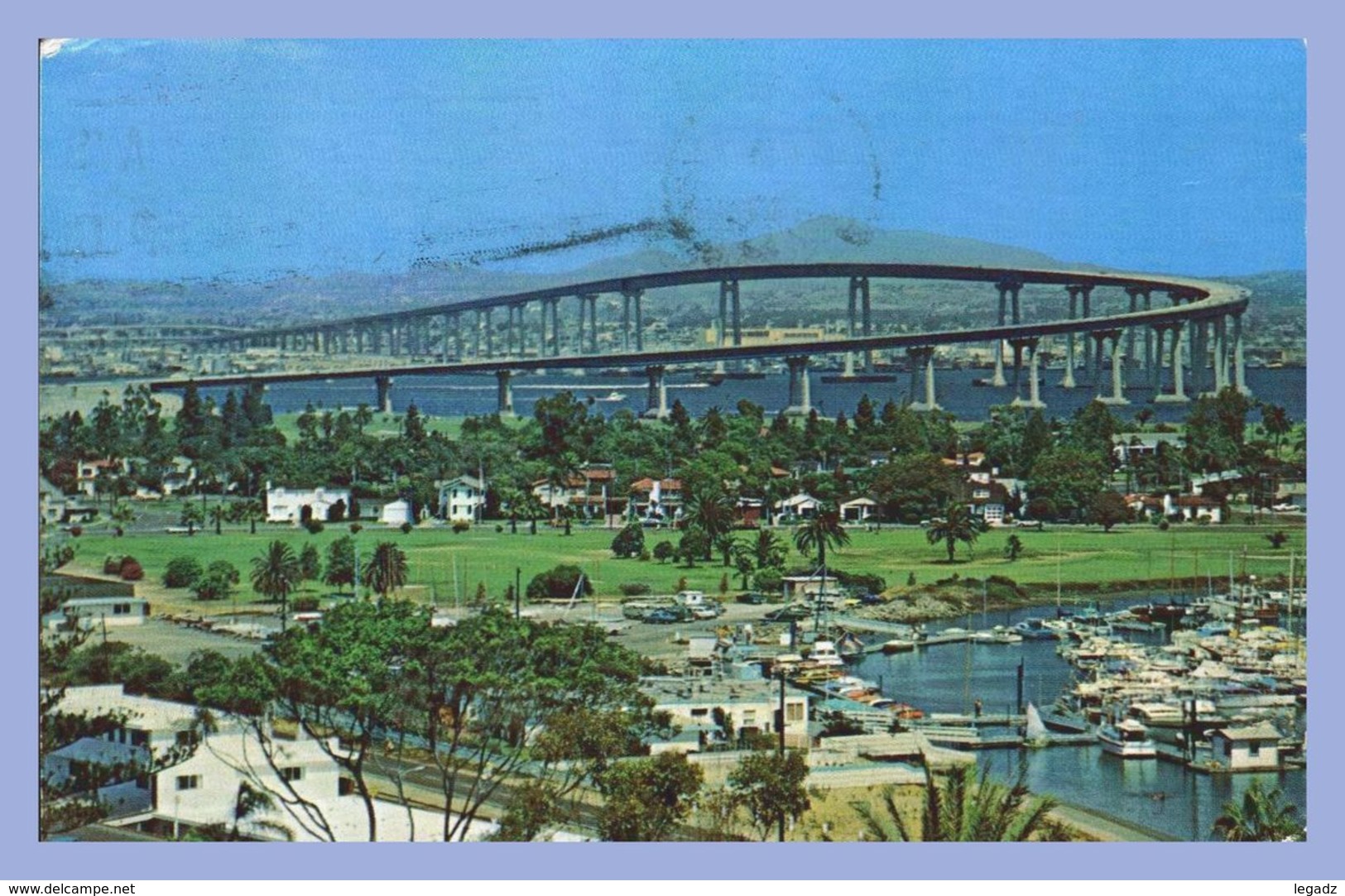 CPSM Couleurs -  (USA) - The San Diego-Coronado Bridge - San Diego