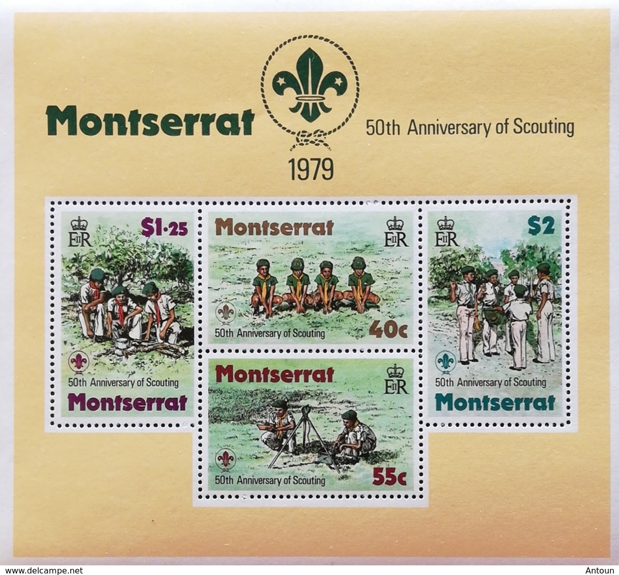 Montserrat 1979  50th. Anniv.of Scouting In Montserrat S/S - West Indies