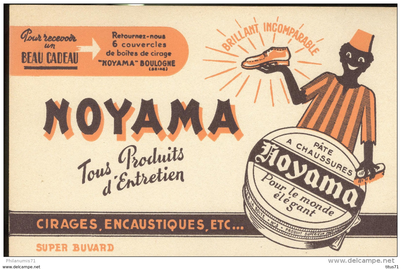 Buvard Noyama - Très Bon état - Wash & Clean