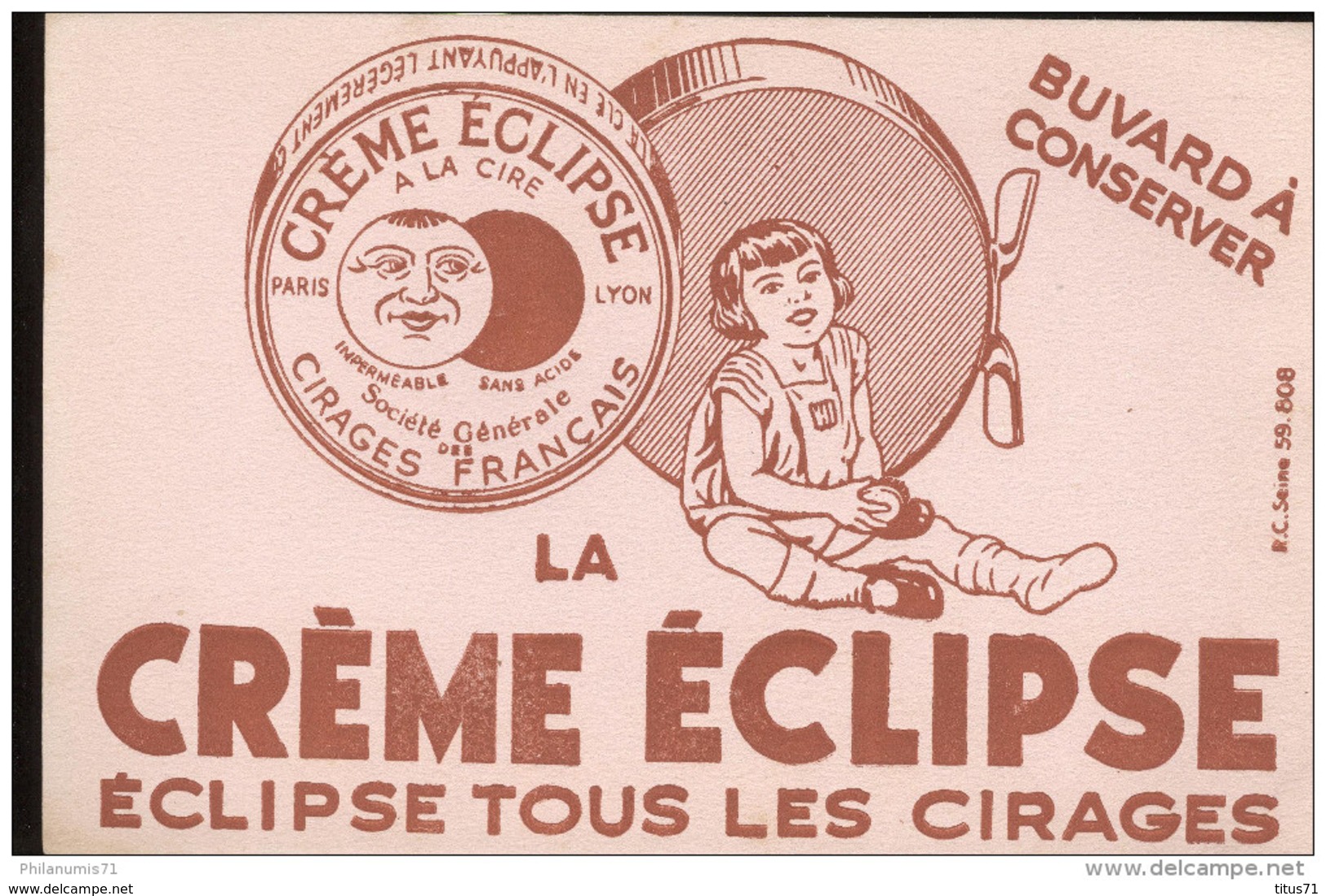 Buvard Crème Eclipse - Très Bon état - Produits Ménagers
