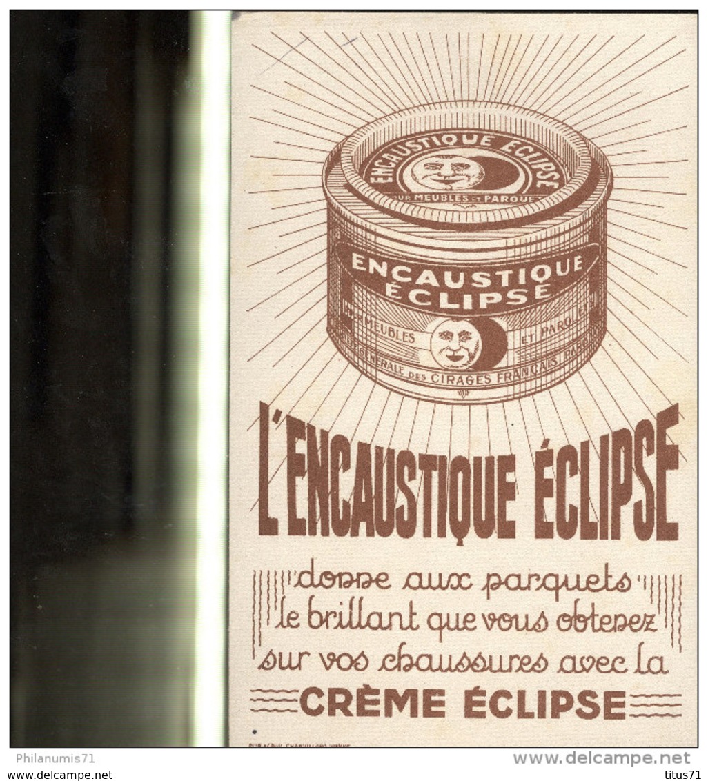 Buvard Encaustique Eclipse - Très Bon état - Produits Ménagers