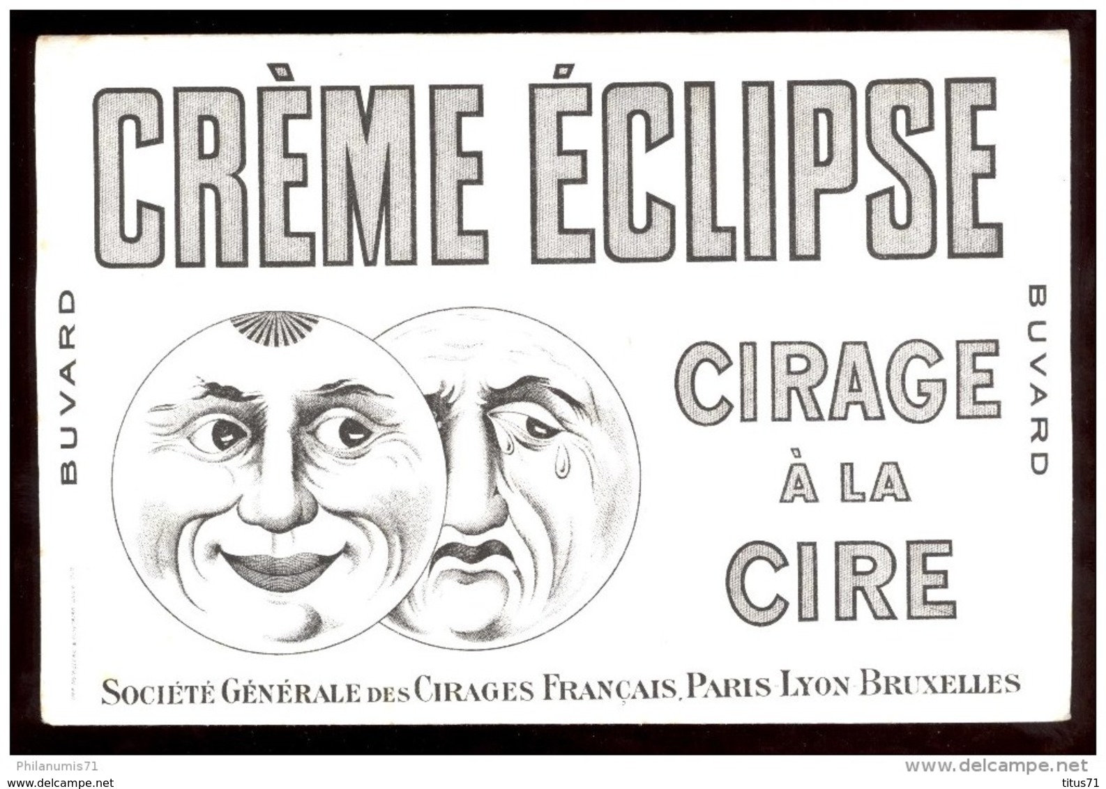 Buvard Cirage Crème Eclipse - 20,9  X 13,7 Cm - Produits Ménagers