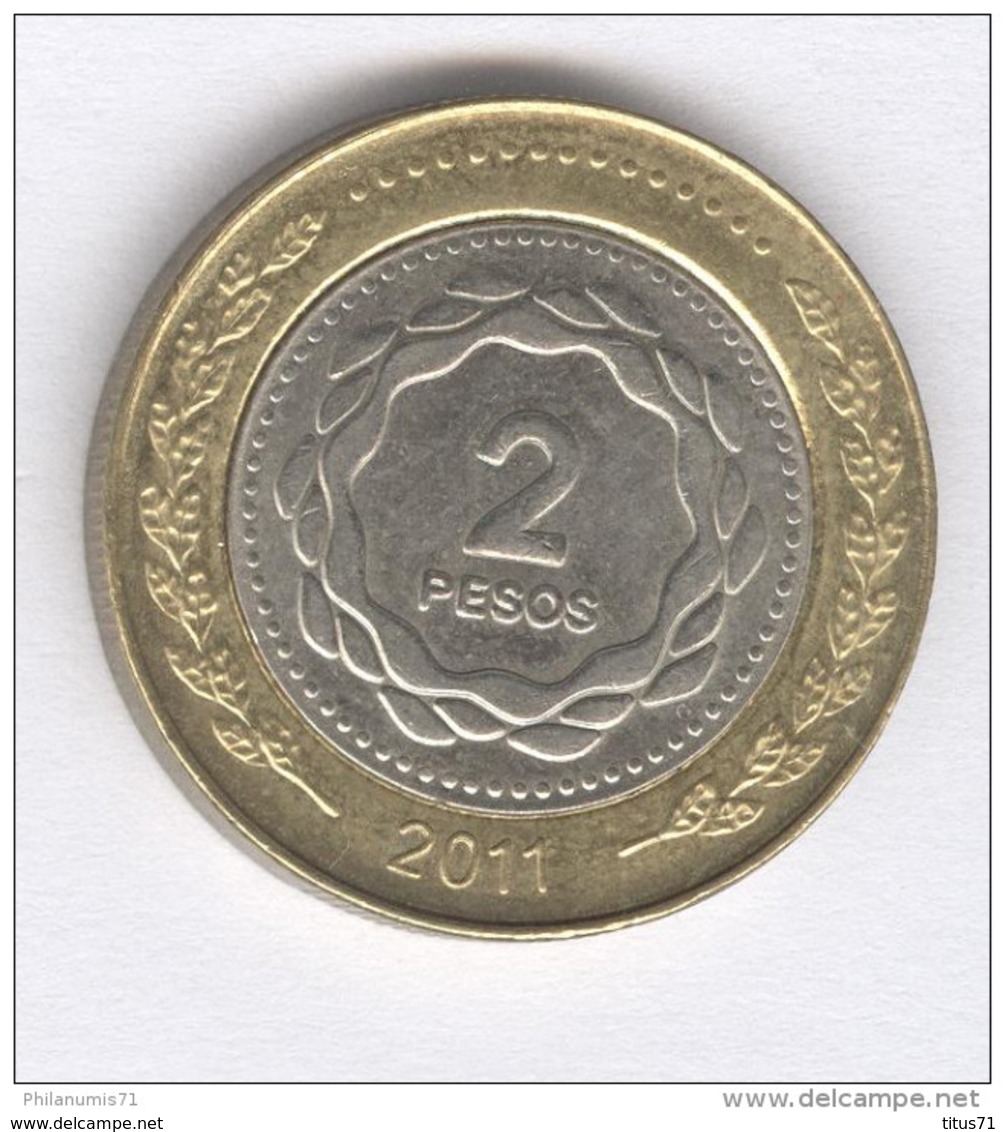 Argentine - 2 Pesos - 2013 Bi-métallique / Bimetalic - Argentine