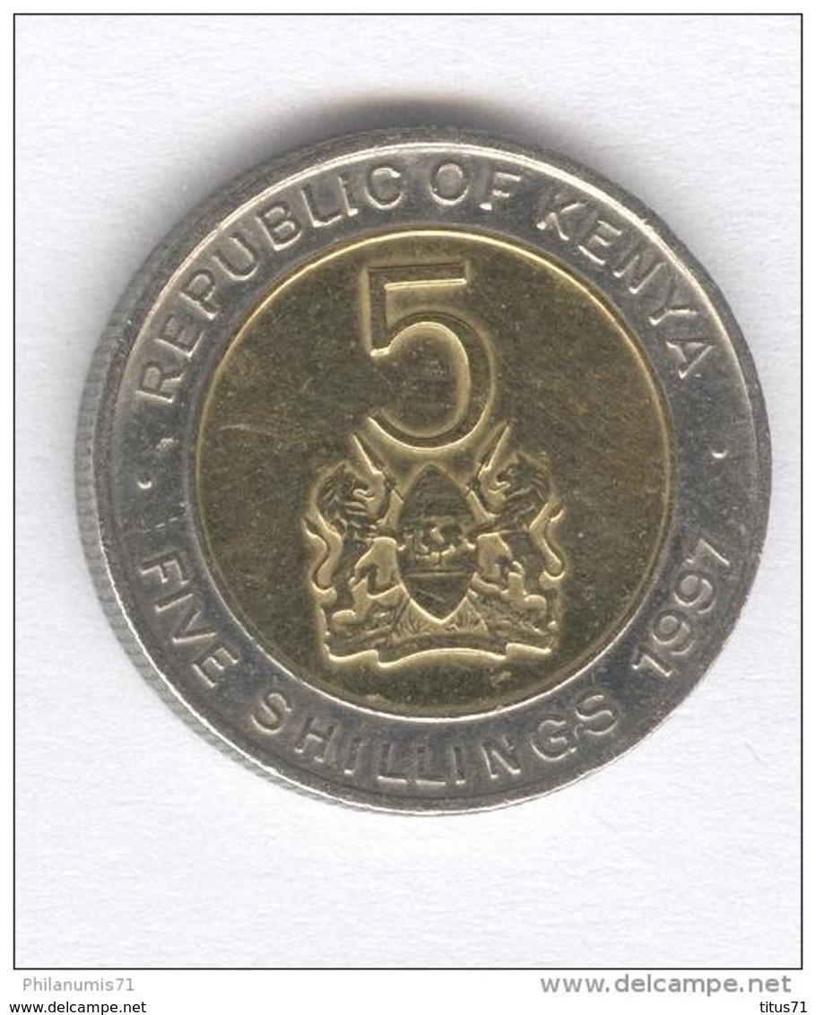 Kenya - 5 Shillings - 1997 Bi-métallique / Bimetalic - UNC - Kenia