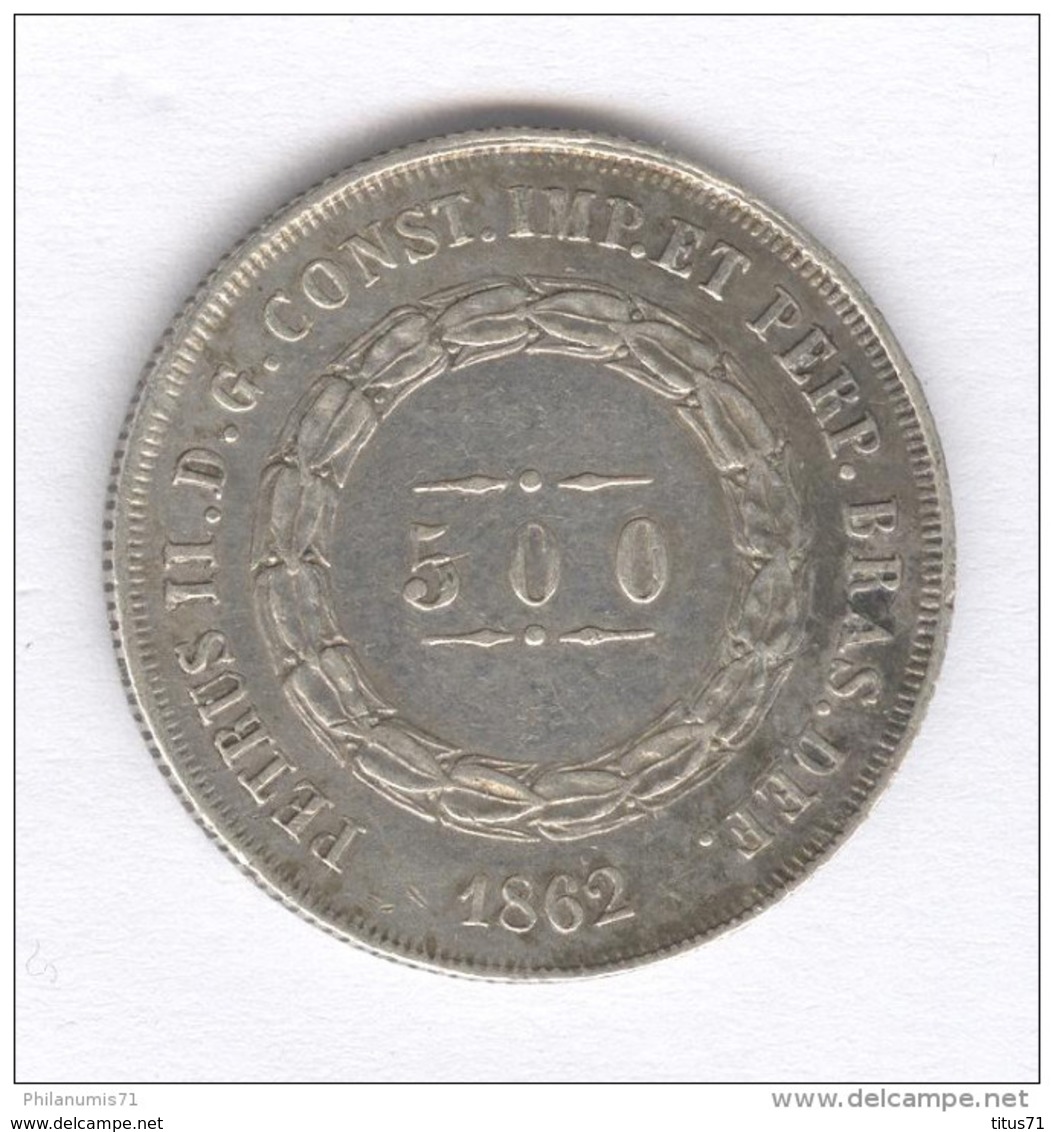 500 Réis Brésil 1862 - TTB - Brasilien