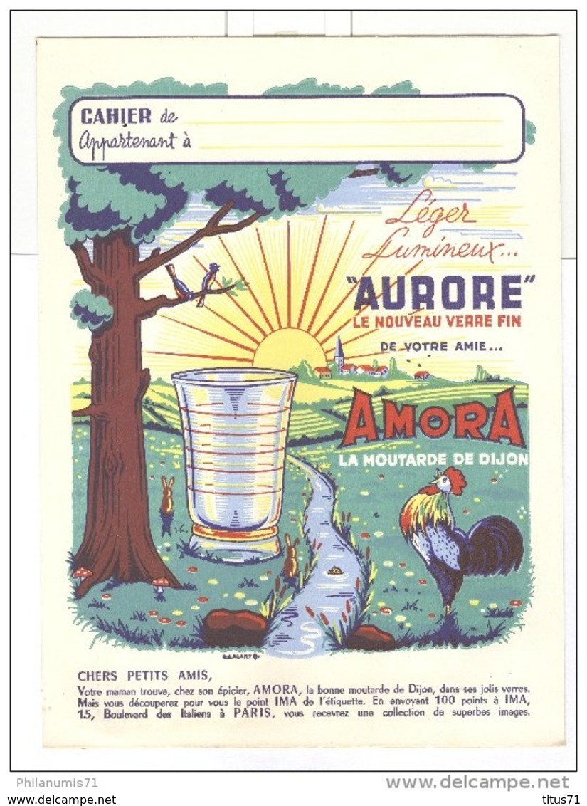 Protège Cahier Amora - Verre Aurore - Très Bon état - Mosterd