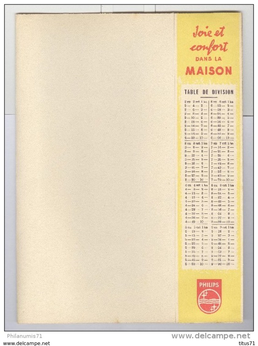 Protège Cahier Philips - Joie Et Confort Dans La Maison - Très Bon état - P