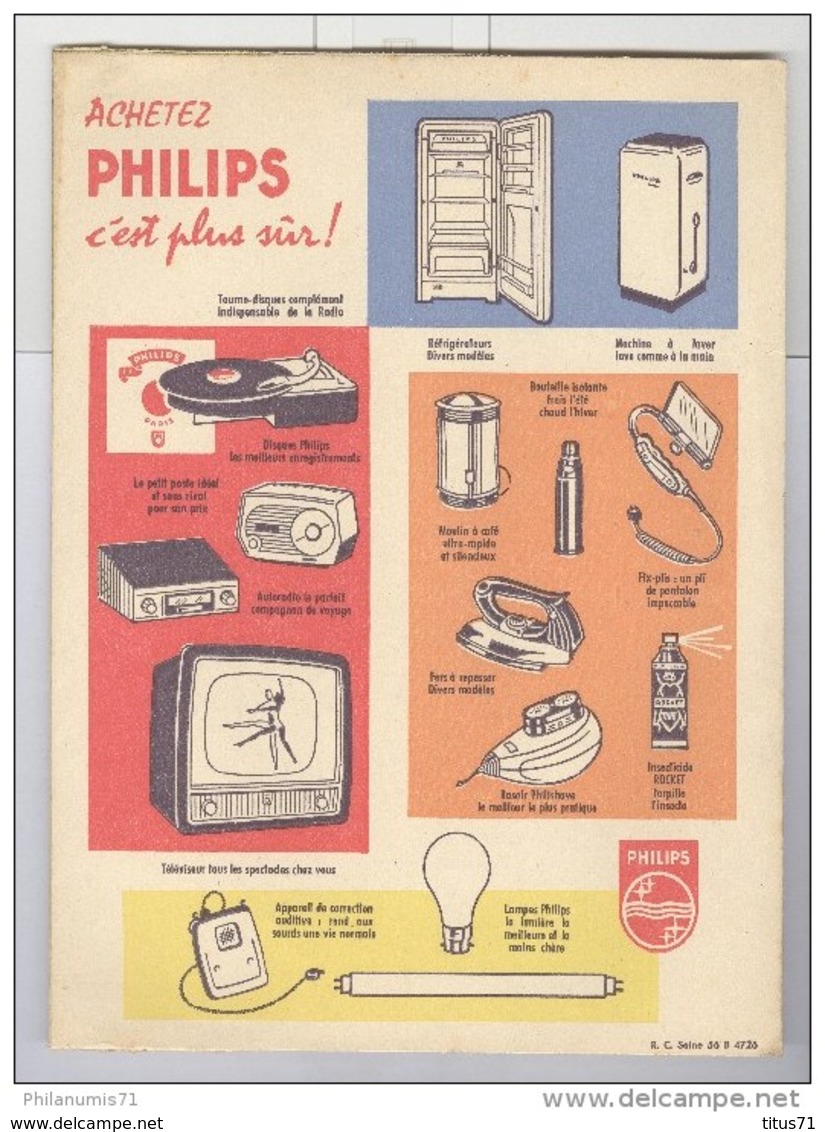 Protège Cahier Philips - Joie Et Confort Dans La Maison - Très Bon état - P