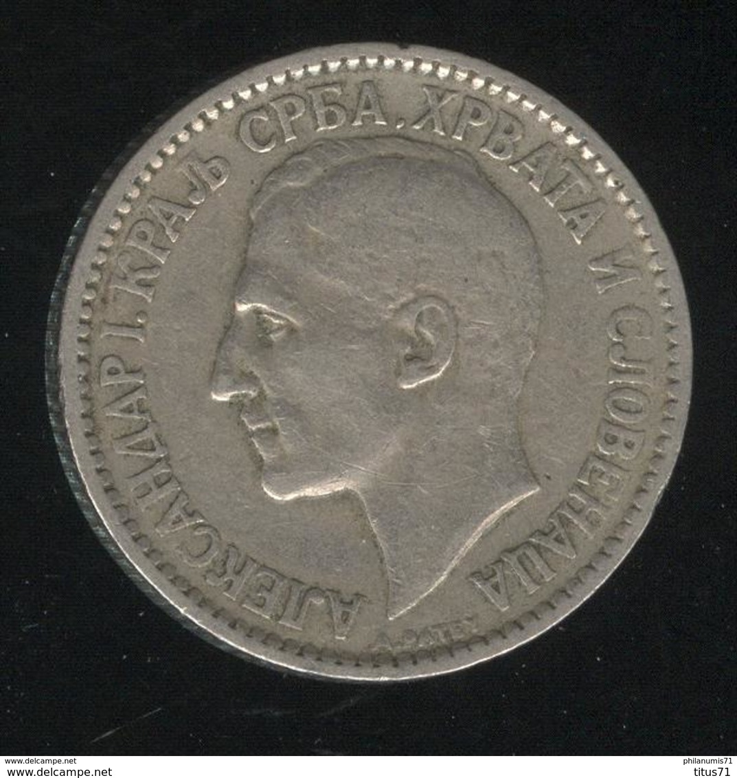 1 Dinar Yougoslavie 1925 TTB - Yugoslavia