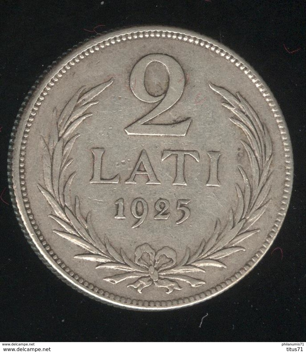 2 Lati Lettonie 1925 TTB - Letland