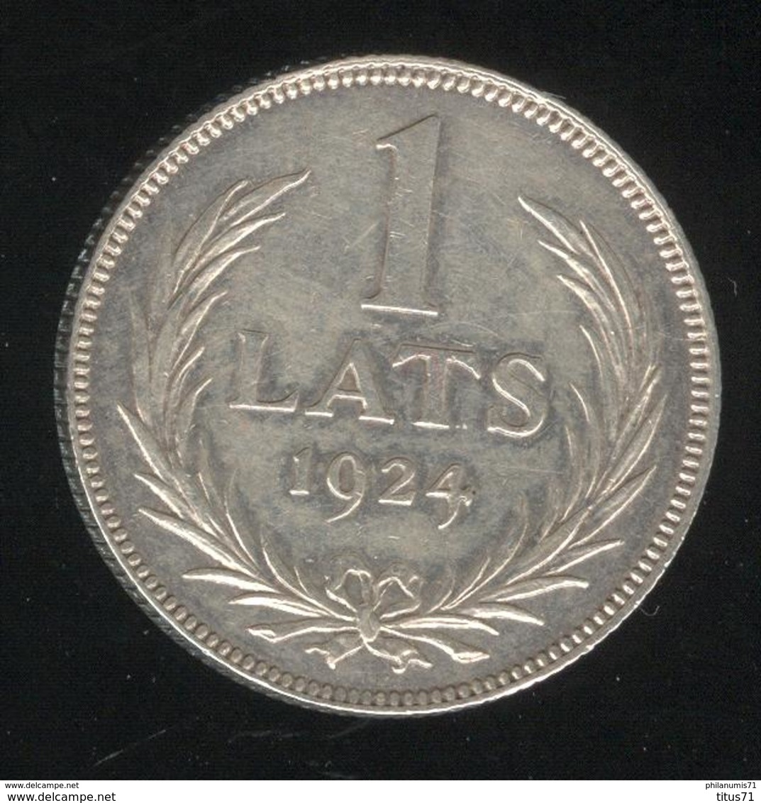 1 Lats Lettonie 1924 TTB - Lettonie