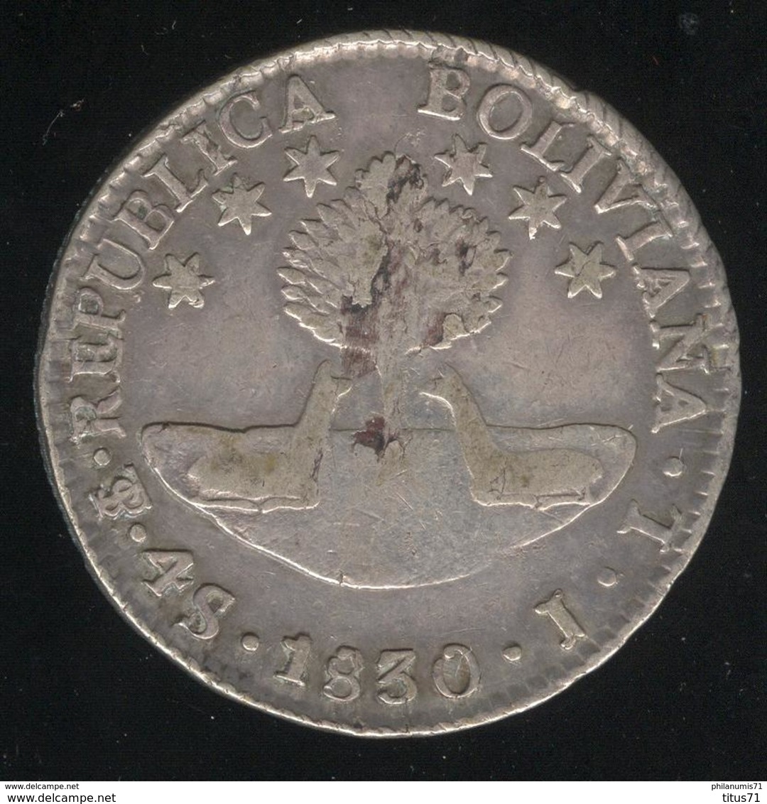 4 Soles Bolivie 1830 - Bolivia