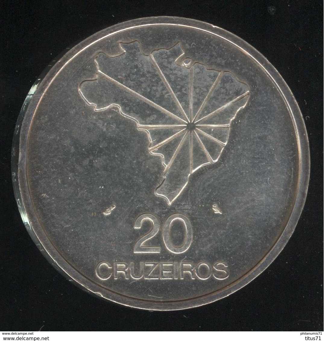 20 Cruzeiros Brésil / Brasil 1972 Proof - Brésil