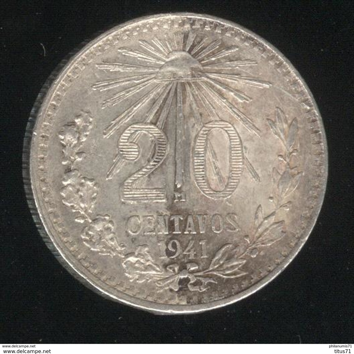 20 Centavos Mexique 1941 - Mexique