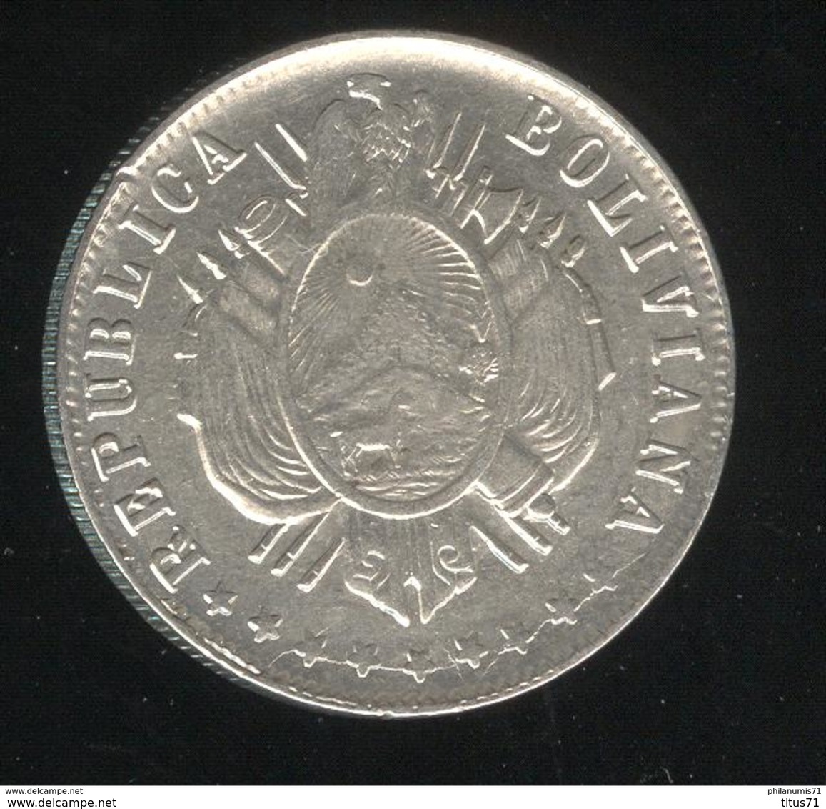 20 Centimes Bolivie 1879 SUP - Bolivie