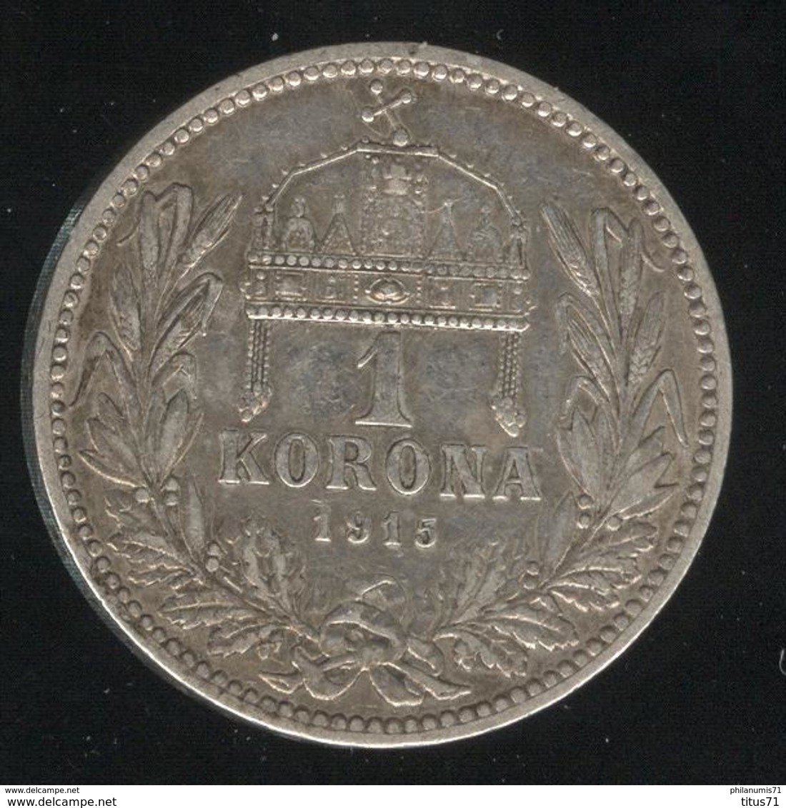 1 Korona Autriche / Austria 1915 - Argent / Silver - TTB+ - Austria