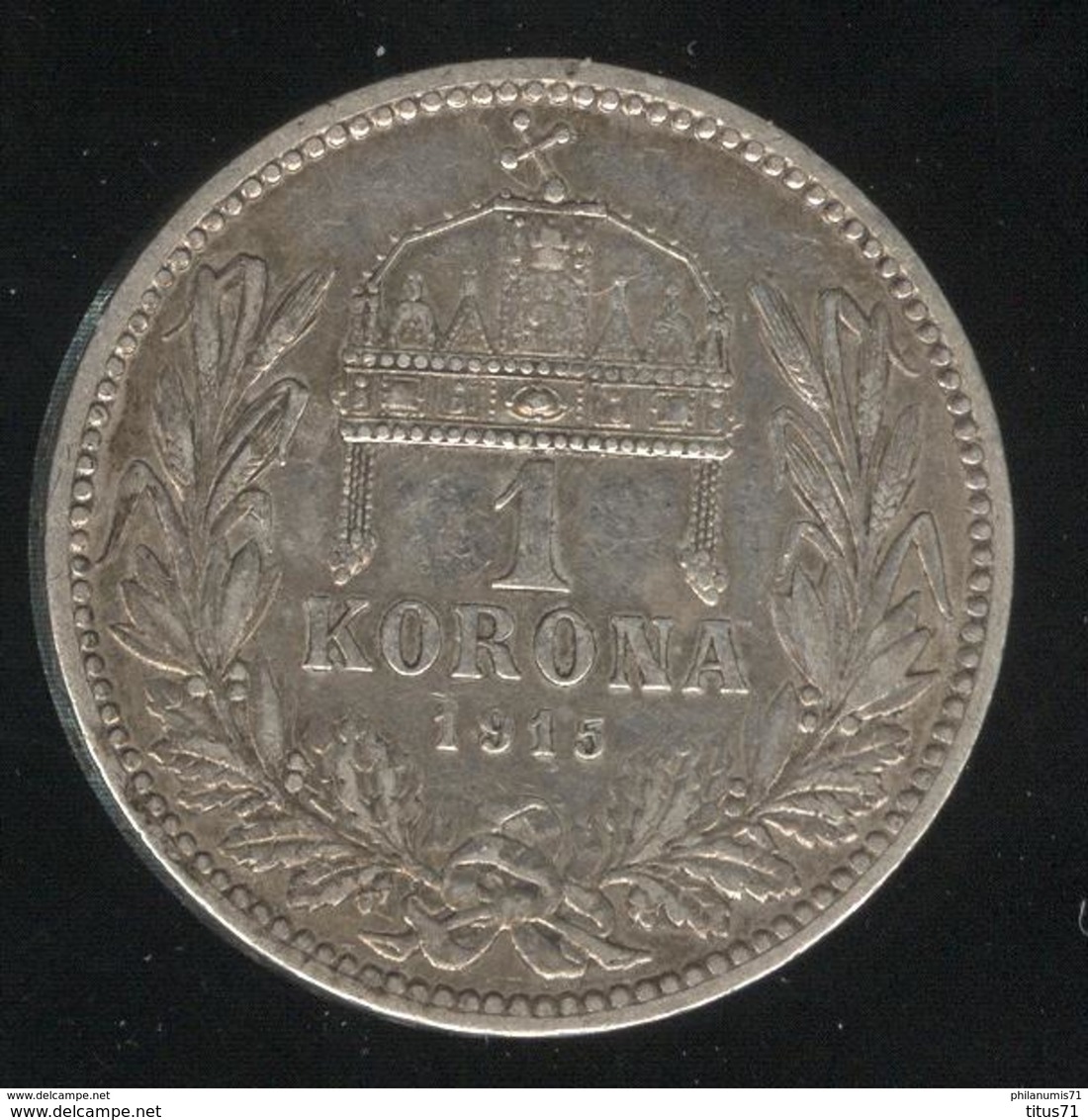 1 Korona Autriche / Austria 1915 - Argent / Silver - TTB+ - Autriche