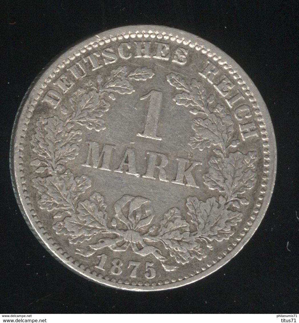 1 Mark Allemagne / Germany 1875 J - TTB - 1 Mark