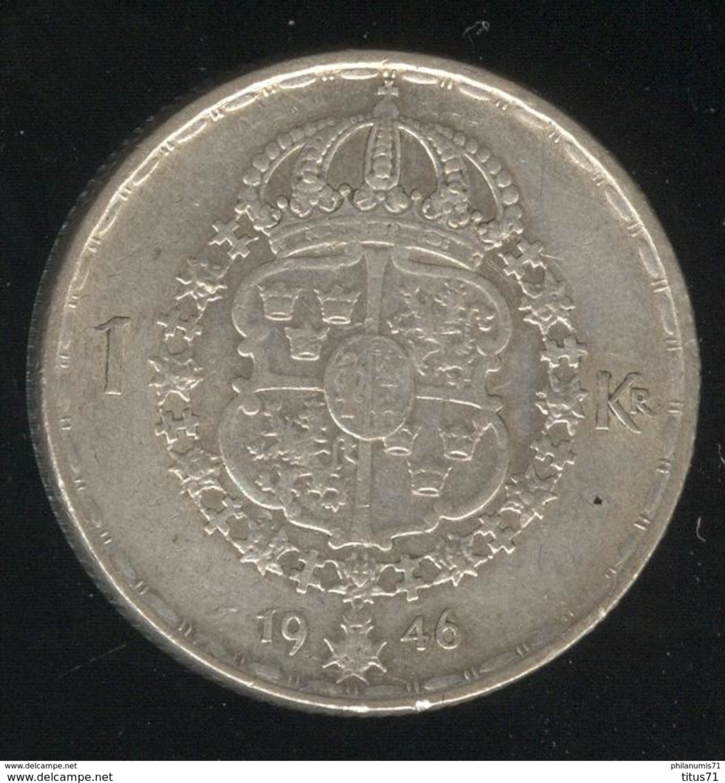 1 Couronne Suède 1946 - Schweden