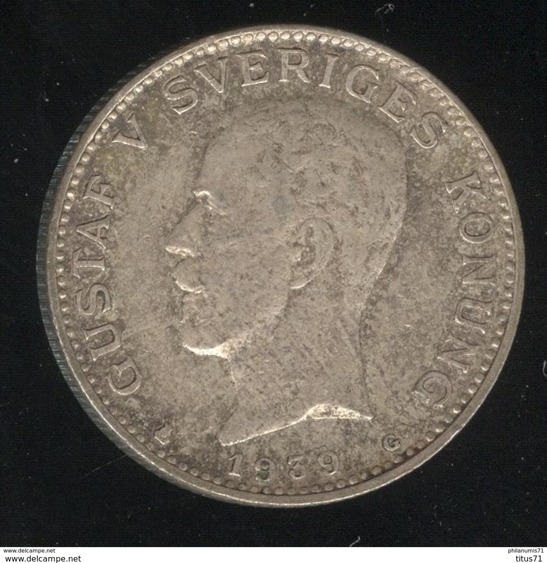 1 Couronne Suède 1939 - Sweden