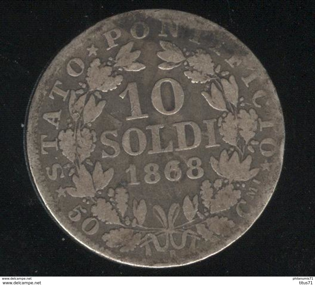 10 Soldi Vatican 1868 - Vaticano