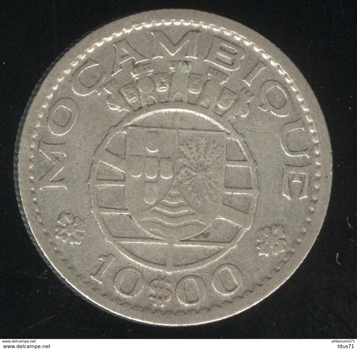 10 Escudos 1952 Mozambique Colonie Portugaise - Portugal