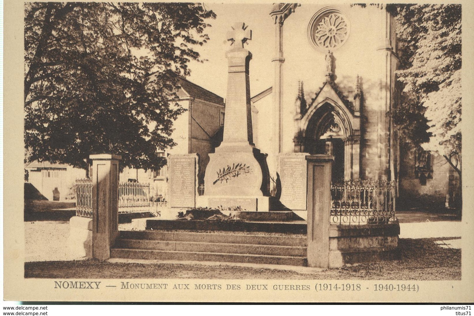 CPSM Nomexy - Monument Aux Morts Des Deux Guerres - Non Circulée - Nomexy